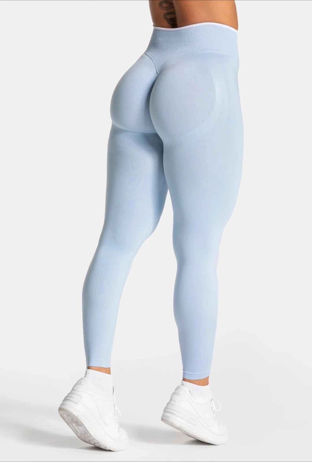 legging de sport push up bleu pour femme